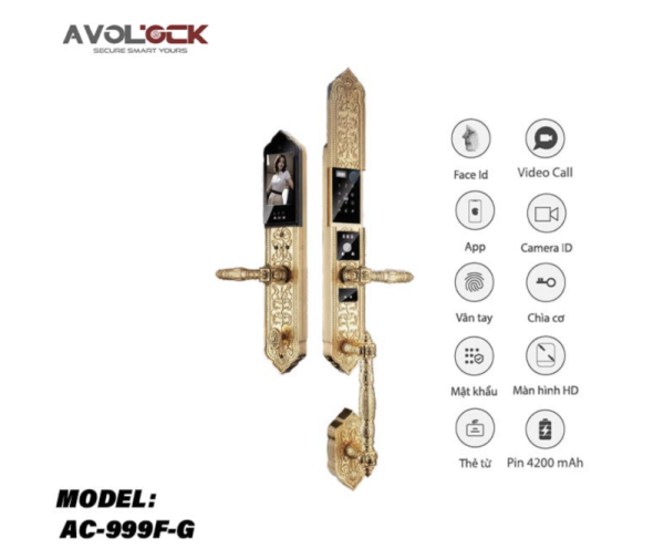 Khoá cửa tân cổ thông minh Avolock AC-999F-G